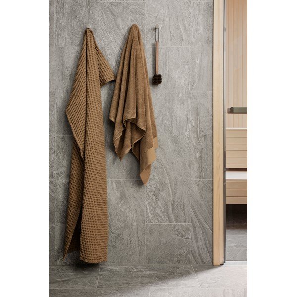 Brązowy bawełniany ręcznik Blomus Caro, 100x50 cm-image-2