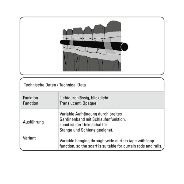 Szara firanka 175x140 cm Etamine – Gardinia-image-4