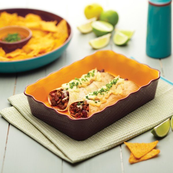 Forma do zapiekania burritos Mexican Flavour, fioletowa-image-1
