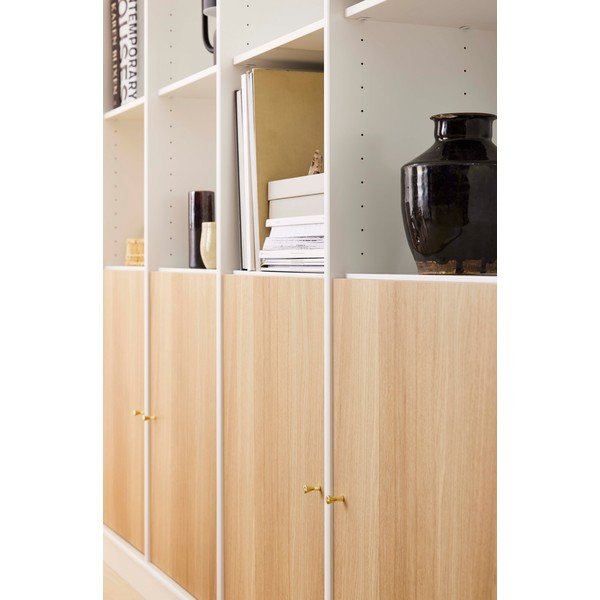 Biało-naturalny regał w dekorze dębu 176x199 cm Mistral – Hammel Furniture-image-4