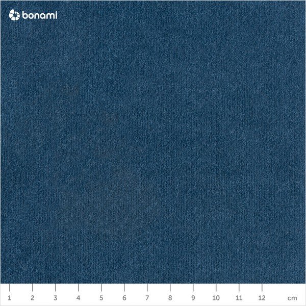 Niebiesko-czarny aksamitny podnóżek EMKO Naïve-image-1