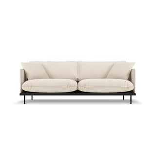 Beżowa sofa z aksamitną powierzchnią Interieurs 86 Auguste