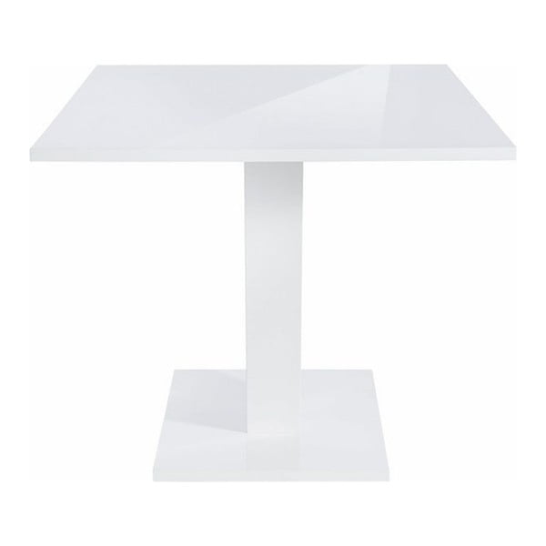 Biały stół z połyskiem Støraa Allen, 90x140 cm-image-1
