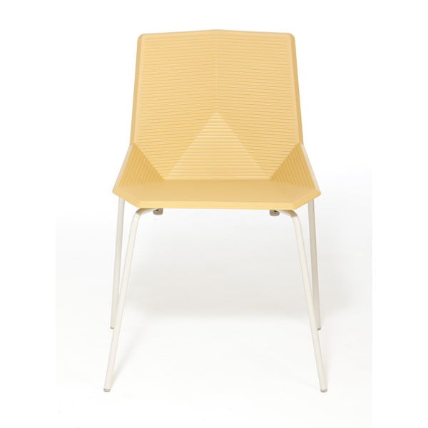 Żółte krzesło, zewnętrzne Mobles 114 Green