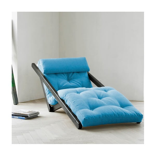 Szezlong Karup Figo Wenge/Horizon Blue, 70 cm-image-1
