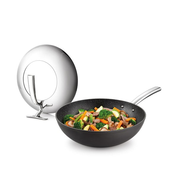 Patelnia wok z pokrywką ø 30 cm President – Tescoma-image-1