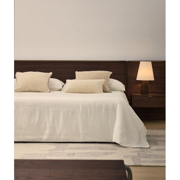 Pościel dwuosobowa 3-częściowa w kolorze kości słoniowej 240x260 cm Simmel – Kave Home-image-2