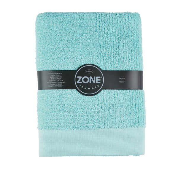 Miętowy ręcznik kąpielowy Zone Classic, 140x70 cm