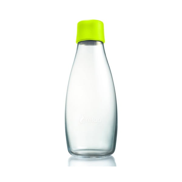 Limonkowa butelka ze szkła ReTap, 500 ml