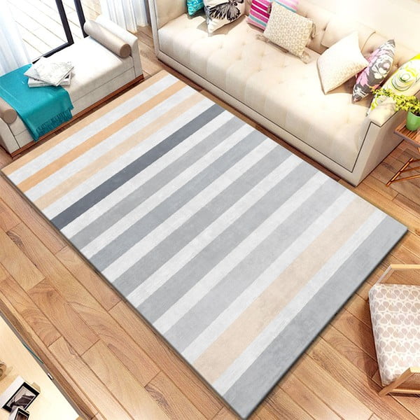 Dywan Homefesto Digital Carpets Panna, 100x140 cm