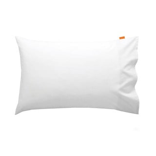 Zestaw 2 białych bawełnianych poszewek na poduszki Happy Friday Basic, 50x75 cm