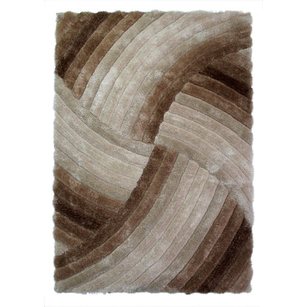 Szarobrązowy dywan Flair Rugs Furrow Natural, 80x150 cm
