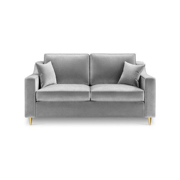 Szara sofa 2-osobowa Mazzini Sofas Marigold-image-3