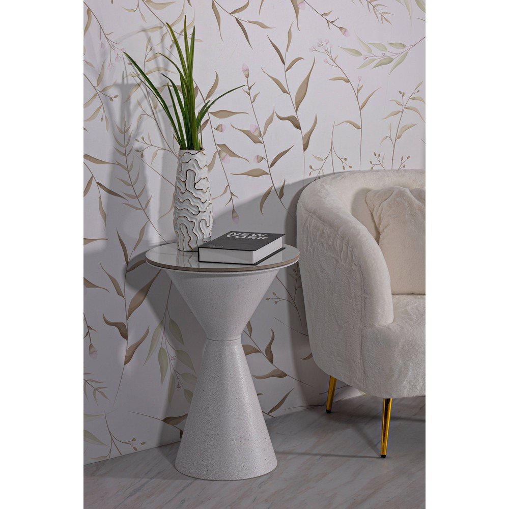 Okrągły stolik z ceramicznym blatem ø 44 cm Fush – Mauro Ferretti (zdjęcie 3)