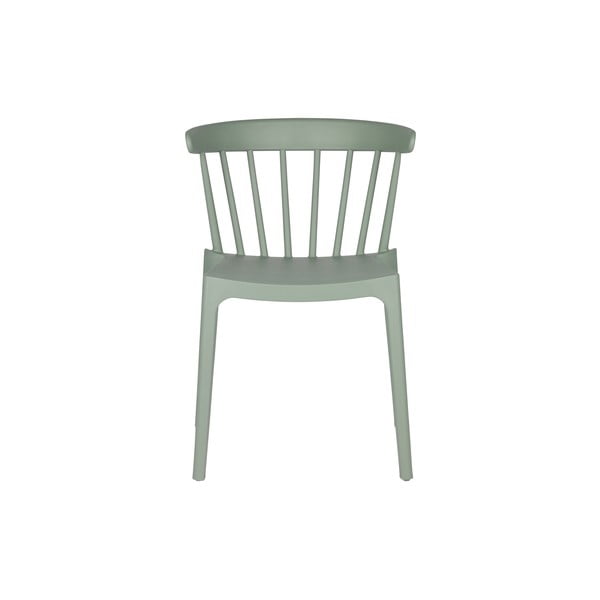 Zestaw 2 zielonych krzeseł odpowiednich do wewnątrz i na zewnątrz WOOOD Bliss