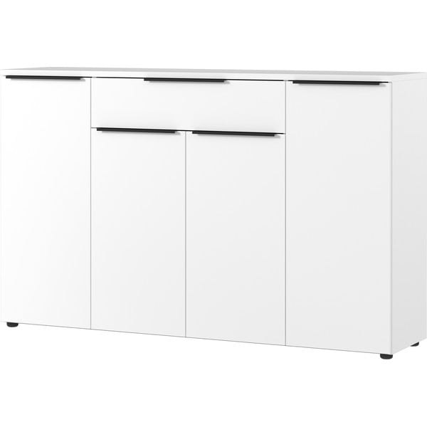 Biała niska komoda 161x101 cm Mailand – Germania-image-2