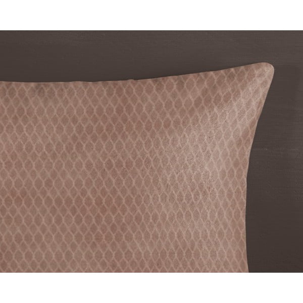 Brązowa flanelowa pościel jednoosobowa 140x200 cm – HIP-image-3