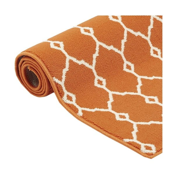 Pomarańczowy dywan odpowiedni na zewnątrz Floorita Trellis, 160x230 cm-image-2