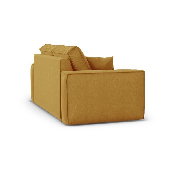 Żółta sofa Cosmopolitan Design Miami, 180 cm-image-3