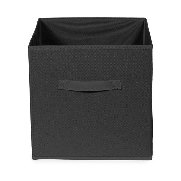 Czarny tekstylny pojemnik 31x31x31 cm – Compactor