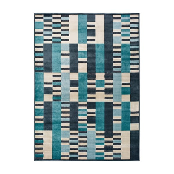 Niebieski dywan Universal Farashe Stripes, 140x200 cm