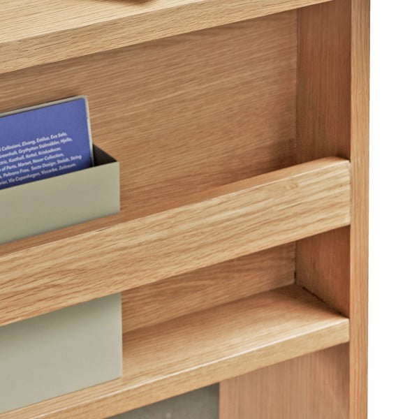 Biurko z blatem w dekorze dębu 70x140 cm Forma – Hübsch-image-3