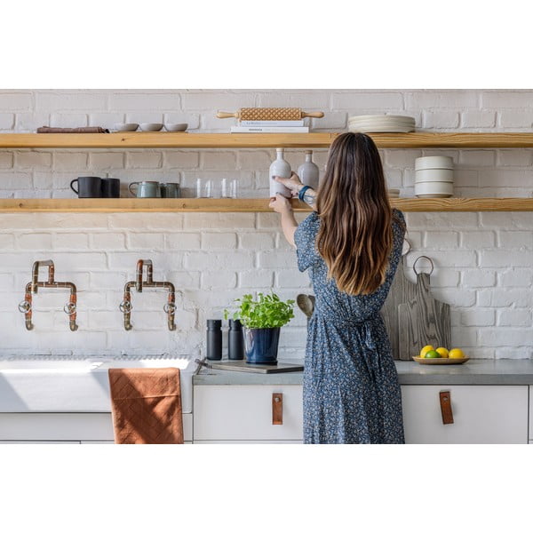 Czarny kubek z kamionki Bloomingville Neri, 350 ml-image-1