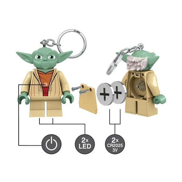 Breloczek świecący LEGO® Star Wars Yoda-image-3