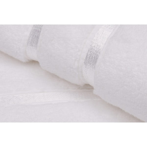 Zestaw 2 białych bawełnianych ręczników Foutastic Dolce, 50x90 cm-image-1