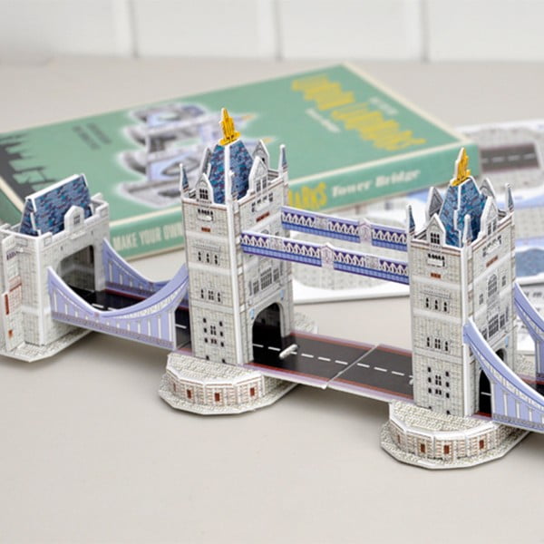 Papierowy model Londyński most do złożenia Rex London Tower Bridge