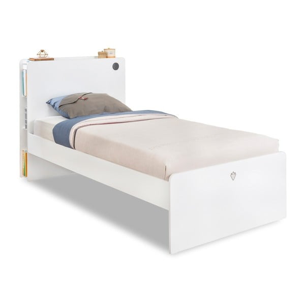 Białe łóżko 120x200 cm – Kalune Design