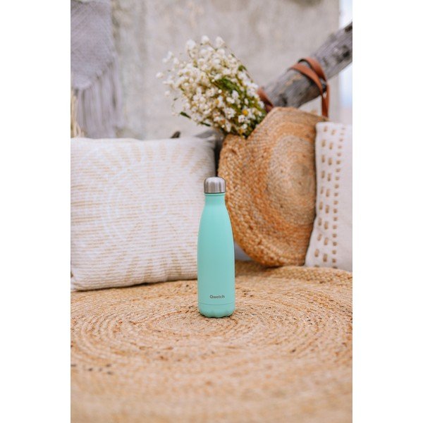 Butelka podróżna ze stali nierdzewnej 500 ml Pastel – Qwetch-image-1