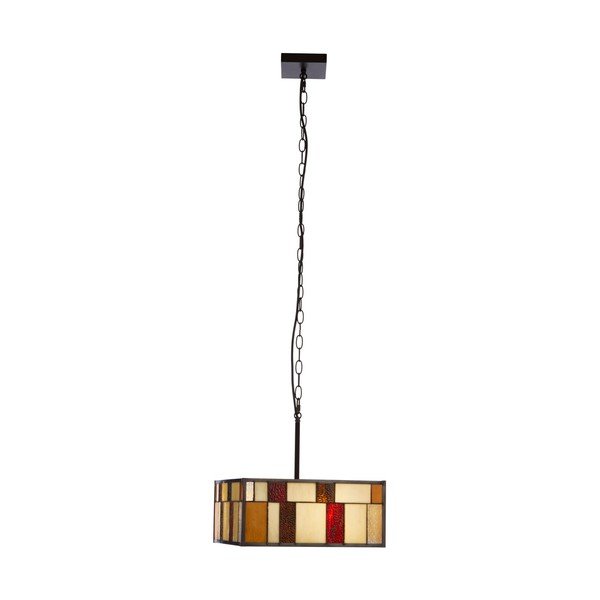 Metalowa lampa wisząca ze szklanym kloszem Waldorf – Premier Housewares