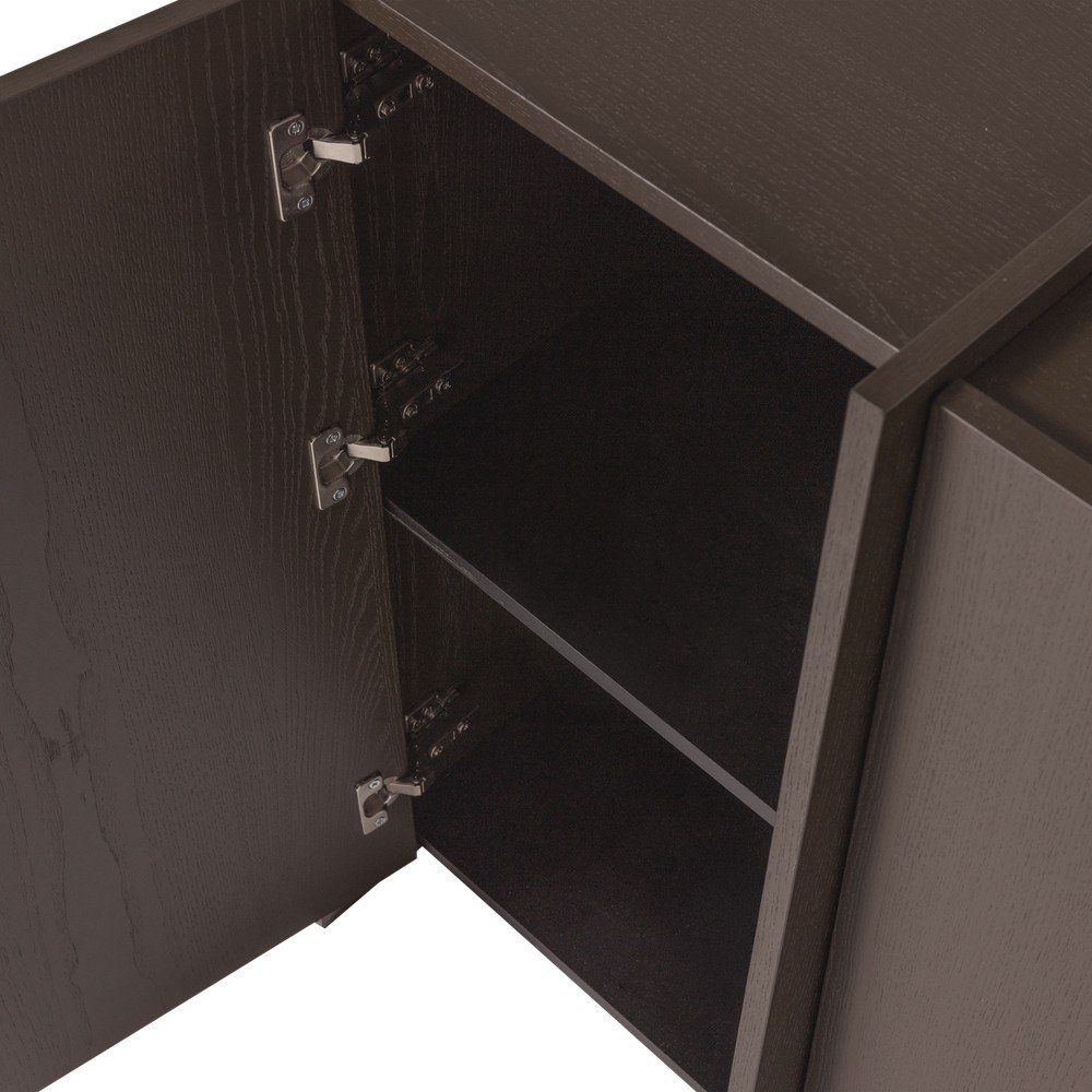 Ciemnobrązowa szafka w dekorze jesionu 102x140x44 cm Brock – WOOOD (zdjęcie 7)