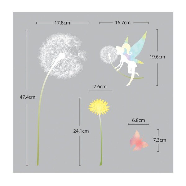Zestaw naklejek Ambiance Dandelion and Little Fairy-image-3