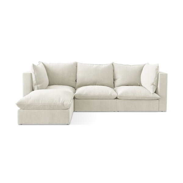 Beżowy narożnik (lewostronny/z szezlongiem) Manao – Makamii