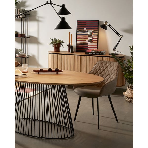 Stół do jadalni z blatem z drewna mangowego Kave Home, 200 x 110 cm-image-2