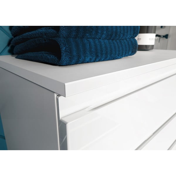 Biała szafka łazienkowa 60x97 cm Salinas – Germania-image-1