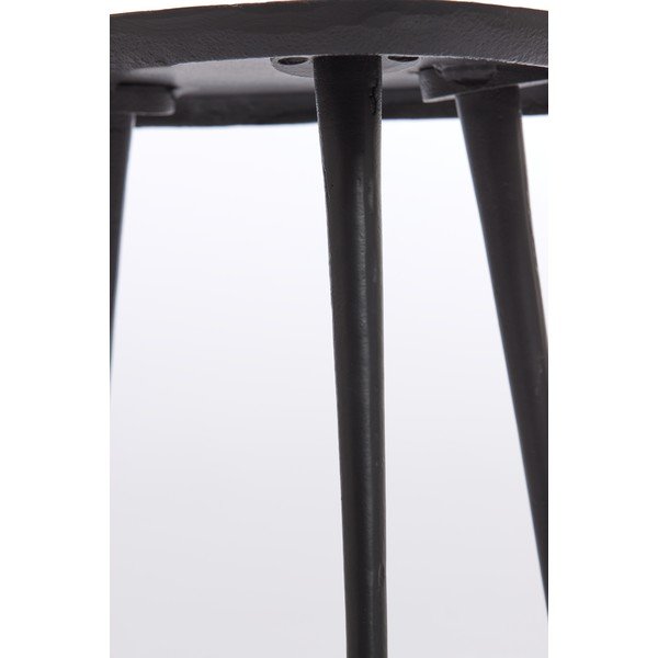 Czarny metalowy stolik 42x87 cm Puno – Light & Living-image-3