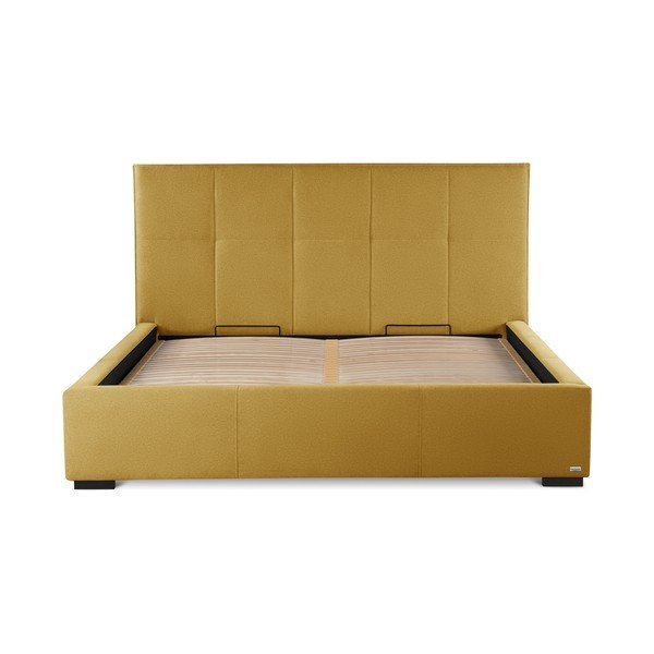 Pomarańczowe łóżko dwuosobowe Guy Laroche Home Allure, 140x200 cm-image-2