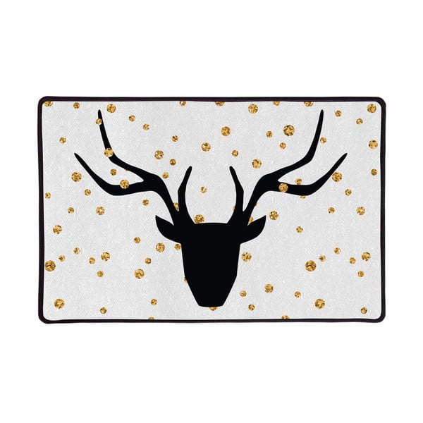 Wielofunkcyjny dywan Butter Kings Reindeer Head, 45x75 cm