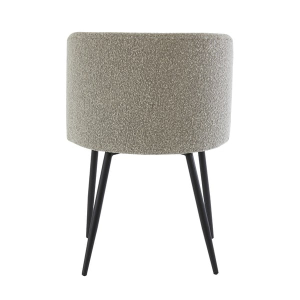 Szary tapicerowany fotel jadalniany Elyna – Light & Living-image-3