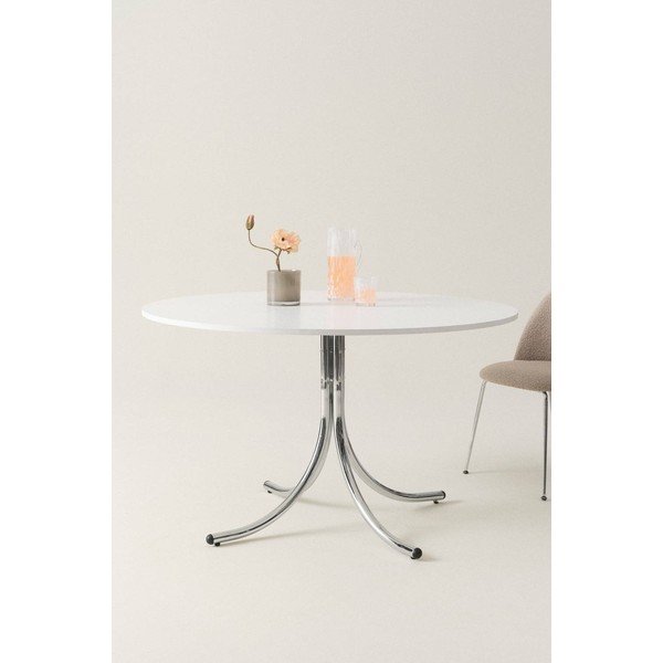Metalowy okrągły stół ø 130 cm Chipley – Jotex-image-1