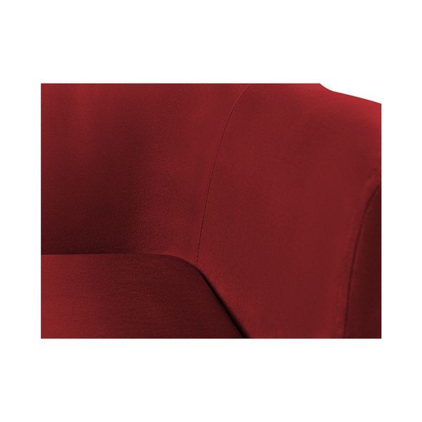 Czerwona aksamitna sofa Kooko Home Glam, 175 cm-image-4