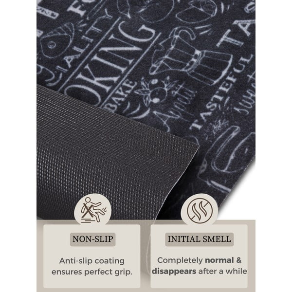 Czarny chodnik 50x150 cm Wild Kitchen Board – Hanse Home-image-4