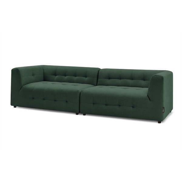 Ciemnozielona sofa 324 cm Kleber – Bobochic Paris-image-4