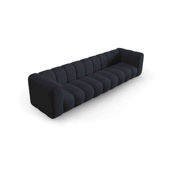 Czarna sofa 318 cm Lupine – Micadoni Home-image-3