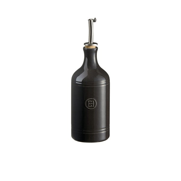 Czarna butelka na olej Emile Henry, obj. 400 ml