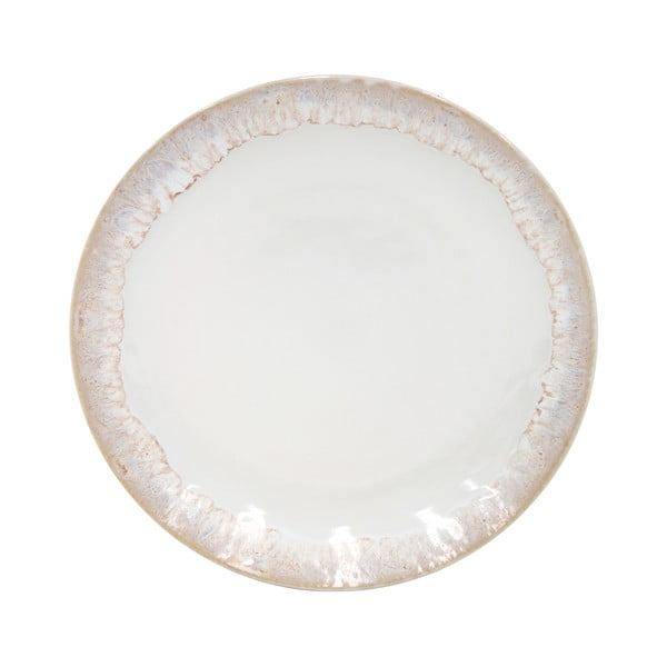 Biały kamionkowy talerz deserowy Casafina Taormina, ⌀ 16,7 cm