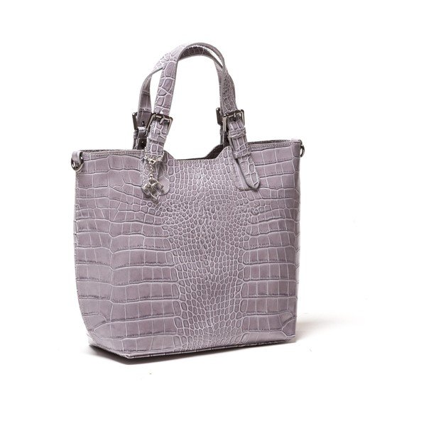 Skórzana torebka Renata Corsi 635 Grigio-image-1